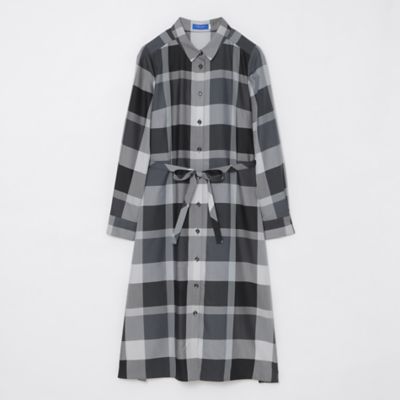 クレストブリッジチェックライトクロッシングツイルシャツドレス
