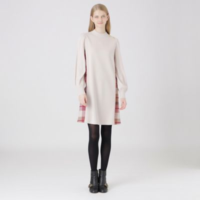 ＜BLUE LABEL CRESTBRIDGE (Women)＞ミラノリブニットワンピース（５５Ｊ３３８３１＿＿）