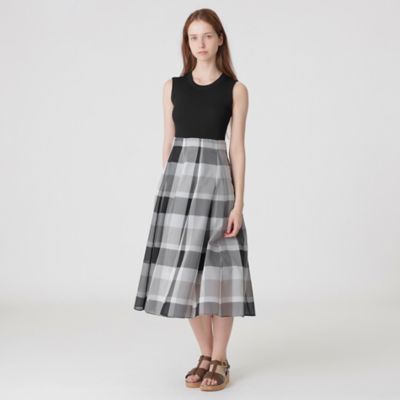 ブルーレーベルクレストブリッジ新品レッド 美人百花コラボ ニットワンピース 38 美人百花コラボ】ニットドッキングドレス（55J34596＿＿