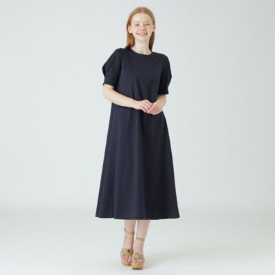 極美品　BLUE LABEL CRESTBRIDGE　ソフトポンチドレス　38 タックスリーブポンチドレス（55J36154＿＿） | BLUE