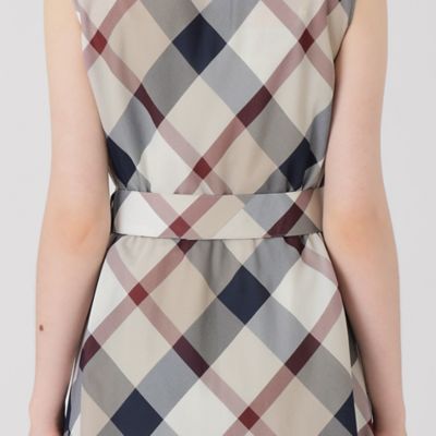 値下げ！新品ブルーレーベルチェックカラミクロスシャツ36 新品ブルーレーベルクレストブリッジチェックカラミクロスシャツ