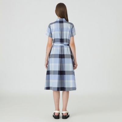クレストブリッジチェックライトクロッシングツイルシャツドレス（５５Ｊ４３３６２＿＿）