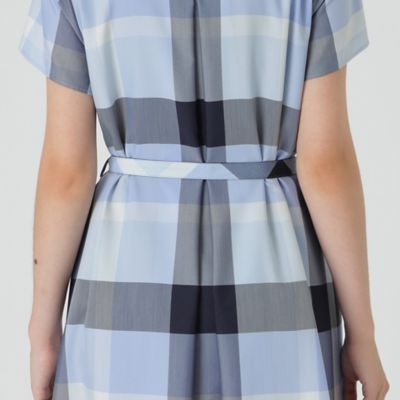 クレストブリッジチェックライトクロッシングツイルシャツドレス（５５Ｊ４３３６２＿＿）