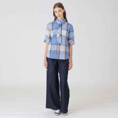 クレストブリッジチェックブラウス（55M02602＿＿
