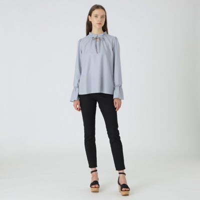 【タグ付き　未使用】ブルーレーベルクレストブリッジ　マイクロピーチスパンブラウス ブルーレーベルクレストブリッジ ♡マイクロピーチスパンブラウス