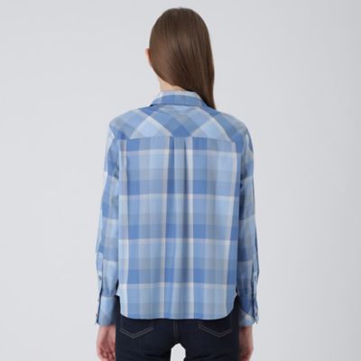 ブルーレーベルクレストブリッジ　シャツジャケット　袖チェック 楽天市場】【SALE／20%OFF】クレストブリッジチェッククロップド