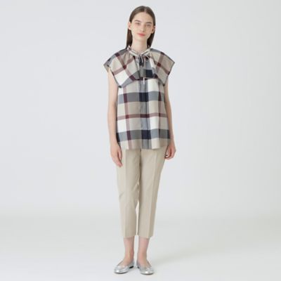 クレストブリッジチェックライトクロッシングツイルケープ