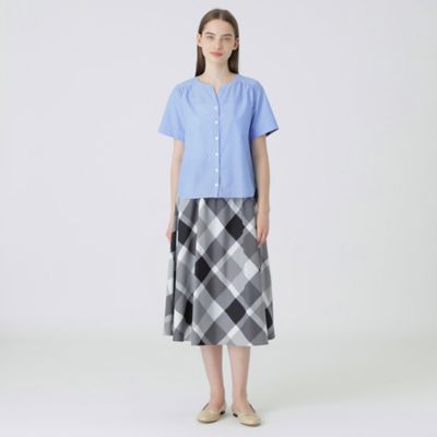 バーバリー ブルーレーベル ドライクリアシャンブレースキッパー ブラウス M バーバリー ブルーレーベル ドライクリアシャンブレースキッパー