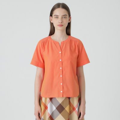 【新品】ブルーレーベルクレストブリッジ春夏トップス丸首ブラウス半袖レディース女性 楽天市場】ブラウス（ブランドブルーレーベル・クレストブリッジ