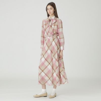 ≪１０％ＯＦＦ対象外≫【一部店舗限定】クレストブリッジチェックシアーポプリンブラウス（５５Ｍ１５５６４＿＿）