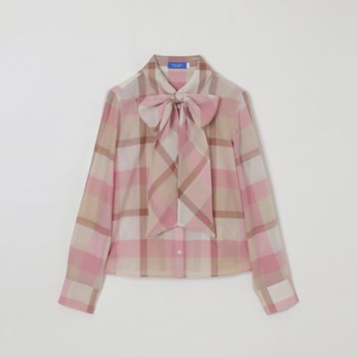 ≪１０％ＯＦＦ対象外≫【一部店舗限定】クレストブリッジチェックシアーポプリンブラウス（５５Ｍ１５５６４＿＿）