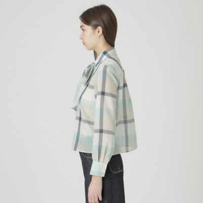 ≪１０％ＯＦＦ対象外≫【一部店舗限定】クレストブリッジチェックシアーポプリンブラウス（５５Ｍ１５５６４＿＿）