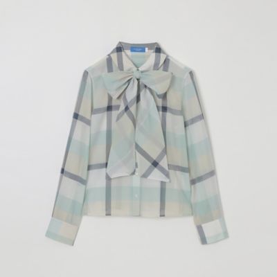 ≪１０％ＯＦＦ対象外≫【一部店舗限定】クレストブリッジチェックシアーポプリンブラウス（５５Ｍ１５５６４＿＿）