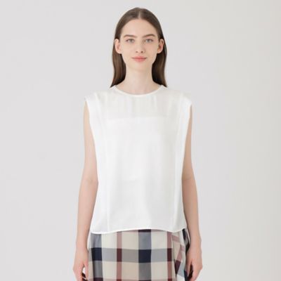 ＜BLUE LABEL CRESTBRIDGE (Women)＞シアートップス（５５Ｍ１９６６４＿＿）