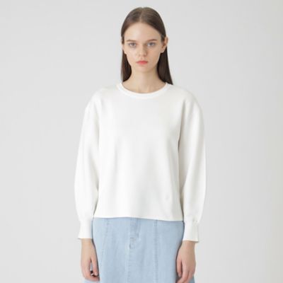 BLUE LABEL CRESTBRIDGE (Women)/ブルーレーベル・クレストブリッジ コットンポリエステルスムースニットプルオーバー(55N01511__)