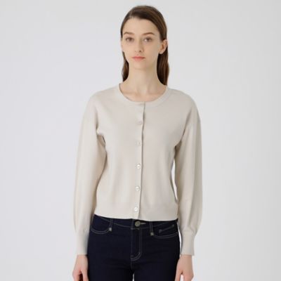 ＜BLUE LABEL CRESTBRIDGE (Women)＞レーヨンストレッチニット２ＷＡＹカーディガン（５５Ｎ０２１０５＿＿）