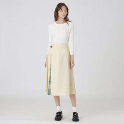 新品BLUE LABEL CRESTBRIDGEアセテートコットンランダムニット BLUE LABEL / BLACK LABEL CRESTBRIDGE｜アセテートコットン