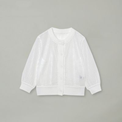 メッシュレースカーディガン（５５Ｎ０６５３６＿＿）