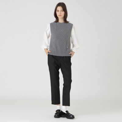 ニットベスト付きカットソー（55N10638＿＿） | BLUE