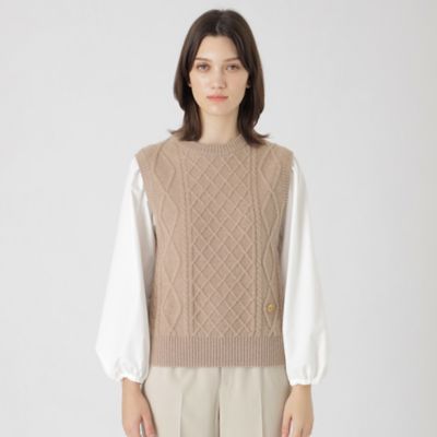 未使用　プランシー　ニット　マルチカラー　ベスト 未使用 プランシー ニット マルチカラー ベスト Plan C - 未使用