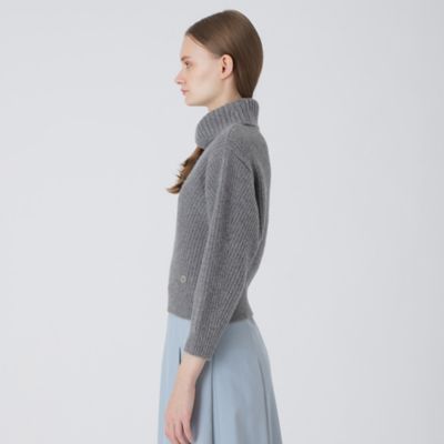 両畦ニットプルオーバー（55N11440＿＿） | BLUE LABEL