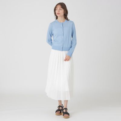 クールファインニットクルーネックカーディガン（５５Ｎ１１５５１＿＿）