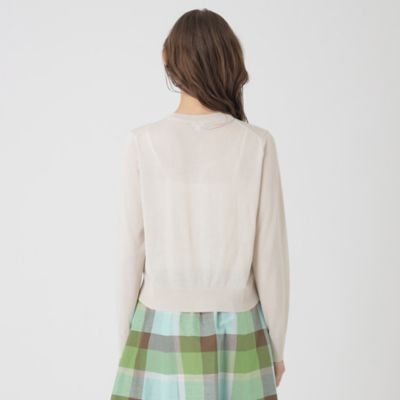 クールファインニットクルーネックカーディガン（５５Ｎ１１５５１＿＿）