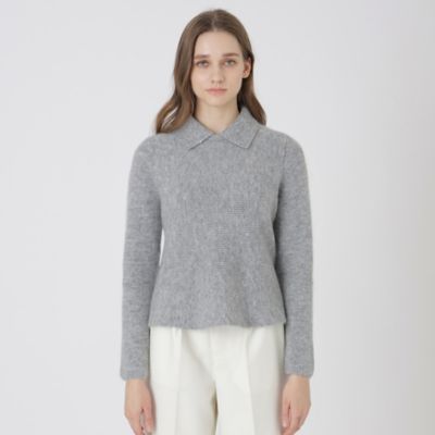 ＜BLUE LABEL CRESTBRIDGE (Women)＞ラメスパンコールニット（５５Ｎ１４６４９＿＿）