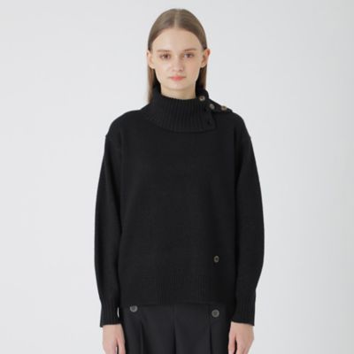 未使用 完売品 25SS ブルーレーベル ラメミックスソフトウールタートルニット ラメミックスソフトウールオフタートルニット（55N19441＿＿