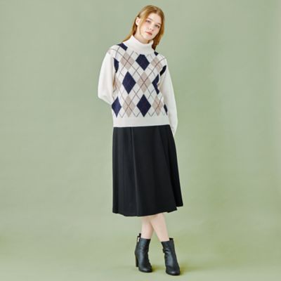 【ＷＥＢ限定】フロントアーガイルニット（５５Ｎ２０２１８＿＿）