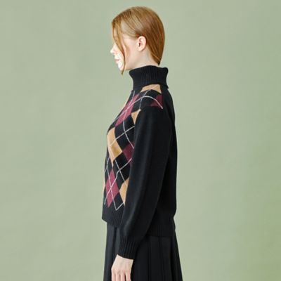 【ＷＥＢ限定】フロントアーガイルニット（５５Ｎ２０２１８＿＿）