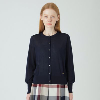 【新品.タグ付き】♡ブルーレーベルクレストブリッジ♡サマーカーディガン♡ クールファインサマーカーディガン（55N22233＿＿