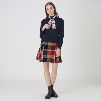 ウールアクリルブレンドスカーフニット（55N23657＿＿