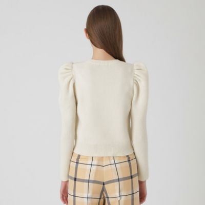 店舗限定】カシミヤシルクウールマトンスリーブニットプル
