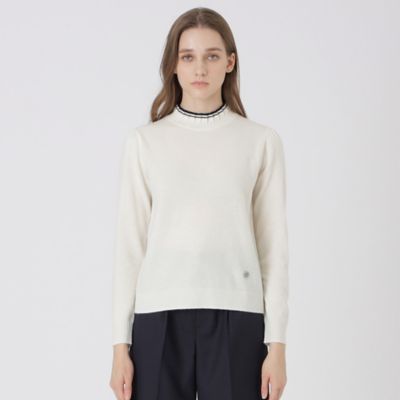 ＜BLUE LABEL CRESTBRIDGE (Women)＞【取扱店舗限定】ウールカシミヤニットプルオーバー（５５Ｎ３２６８７＿＿）