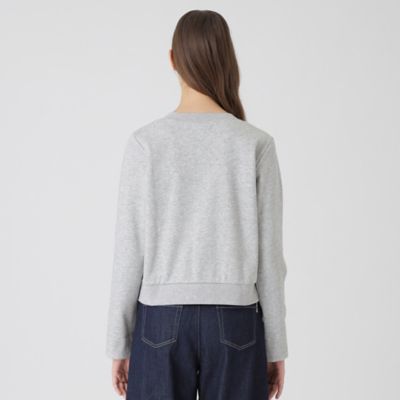 コンパクトソフト裏毛カーディガン（55P04609＿＿