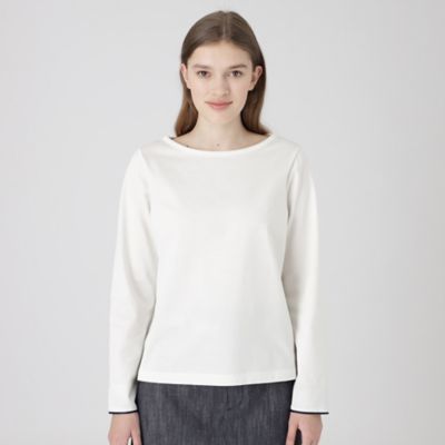 ＜BLUE LABEL CRESTBRIDGE (Women)＞ハーブカラージャージーロングスリーブＴシャツ（５５Ｐ０５１５１＿＿）