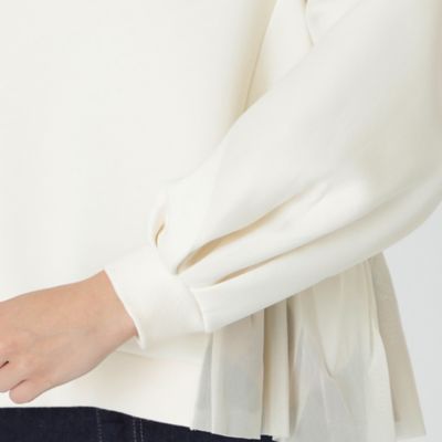 バックチュールプルオーバー（55P05430＿＿） | BLUE