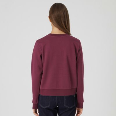 未使用 BLUE LABEL CRESTBRIDGE ブルーレーベル エンブレムフロッキープルオーバー トレーナー 38 長袖 レディース AT1652A32 未使用 BLUE LABEL CRESTBRIDGE ブルーレーベル エンブレム