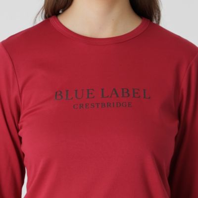 ロゴプリントロングTシャツ（55P10470＿＿） | BLUE