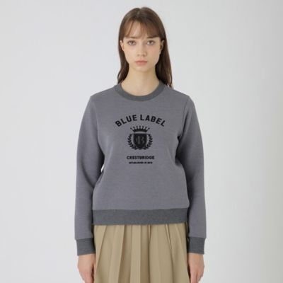 BLUE LABEL CRESTBRIDGE (Women)/ブルーレーベル・クレストブリッジ カレッジロゴプルオーバー(55P11632__) グレー07L トップス【三越伊勢丹/公式】
