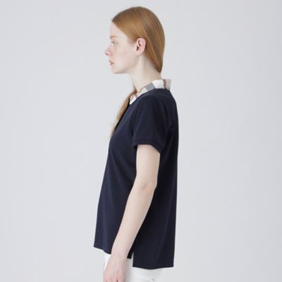 極美品　BLUE LABEL CRESTBRIDGE ハウスチェック　ポロシャツ チェックカラーカノコポロシャツ（55P14179＿＿