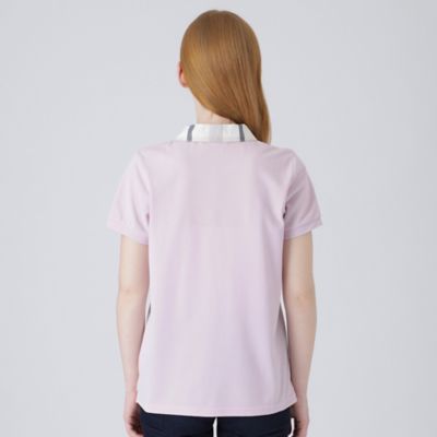 チェックカラーカノコポロシャツ（55P14179＿＿） | BLUE