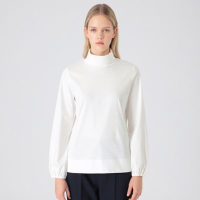 ＜BLUE LABEL CRESTBRIDGE (Women)＞スーピマコンパクトスムースハイネックトップス（５５Ｐ１４２３３＿＿）