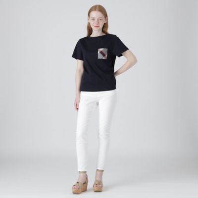 コンパクトスーピマスムースポケットTシャツ