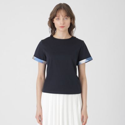 コンパクトピマスムースバックチェックＴシャツ（５５Ｐ１５５３５＿＿）