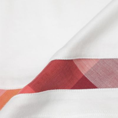 【ＷＥＢ限定】バイオシルケットスムースチェックラインＴシャツ（５５Ｐ１７５７０＿＿）