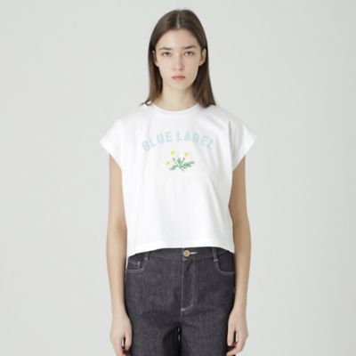 BLUE LABEL CRESTBRIDGE サイロコンパクトポンチTシャツ BLUE LABEL CRESTBRIDGE（ブルーレーベルクレストブリッジ）の