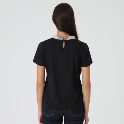 ピマコットンプレーティング天竺ボウタイＴシャツ（５５Ｐ２６３１７＿＿）