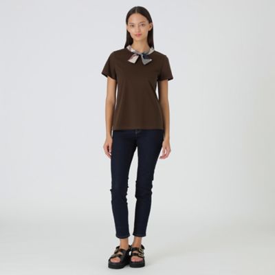 ピマコットンプレーティング天竺ボウタイＴシャツ（５５Ｐ２６３１７＿＿）